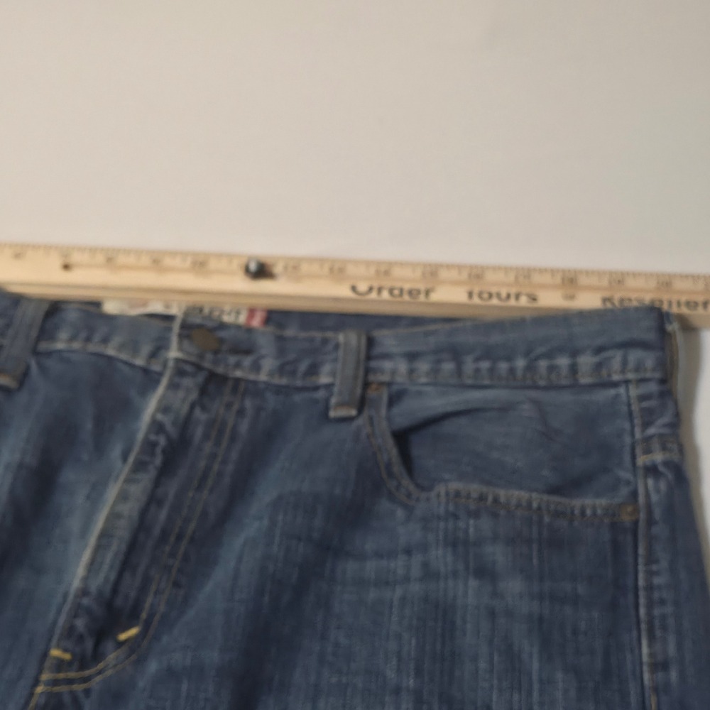 Levi's 569 Loose Straight Jeans Mens 38x32 Blue Denim Medium Wash 5-Pocket - Picture 5 of 12